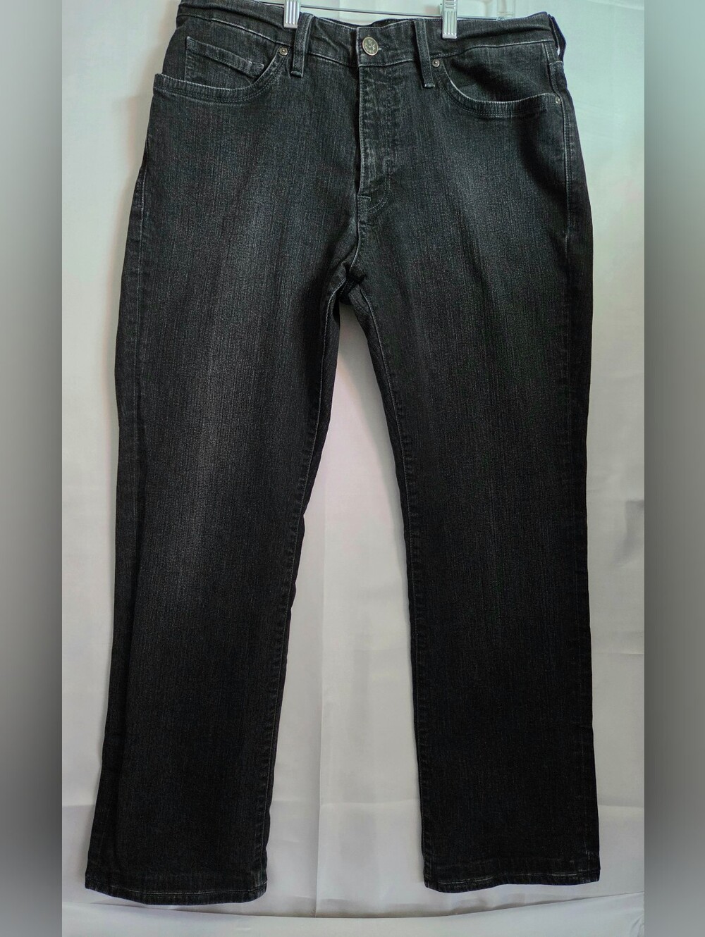 34 Heritage Charisma Men's Black Straight Jeans 36 X 32